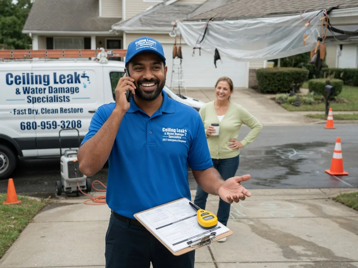 Ceiling Leak Cleanup Woodsboro, MD FAQs